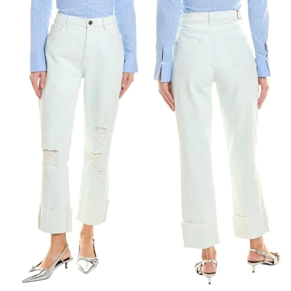C/E by Current/Elliott Relaxed Cuffed Boyfriend Oblique Boyfriend Jean Size 30
